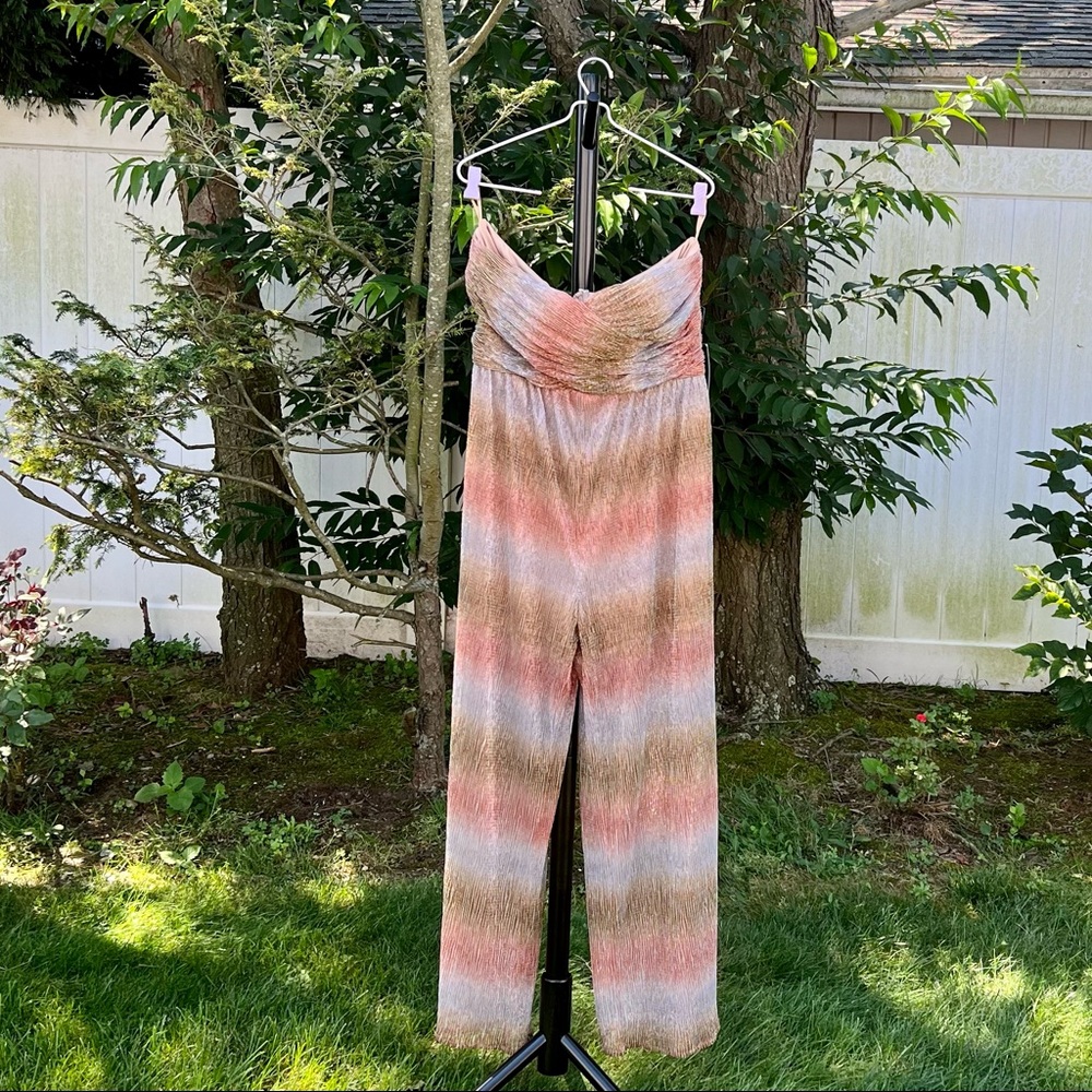 Beautiful strapless jumpsuit NWT Gabrielle Union